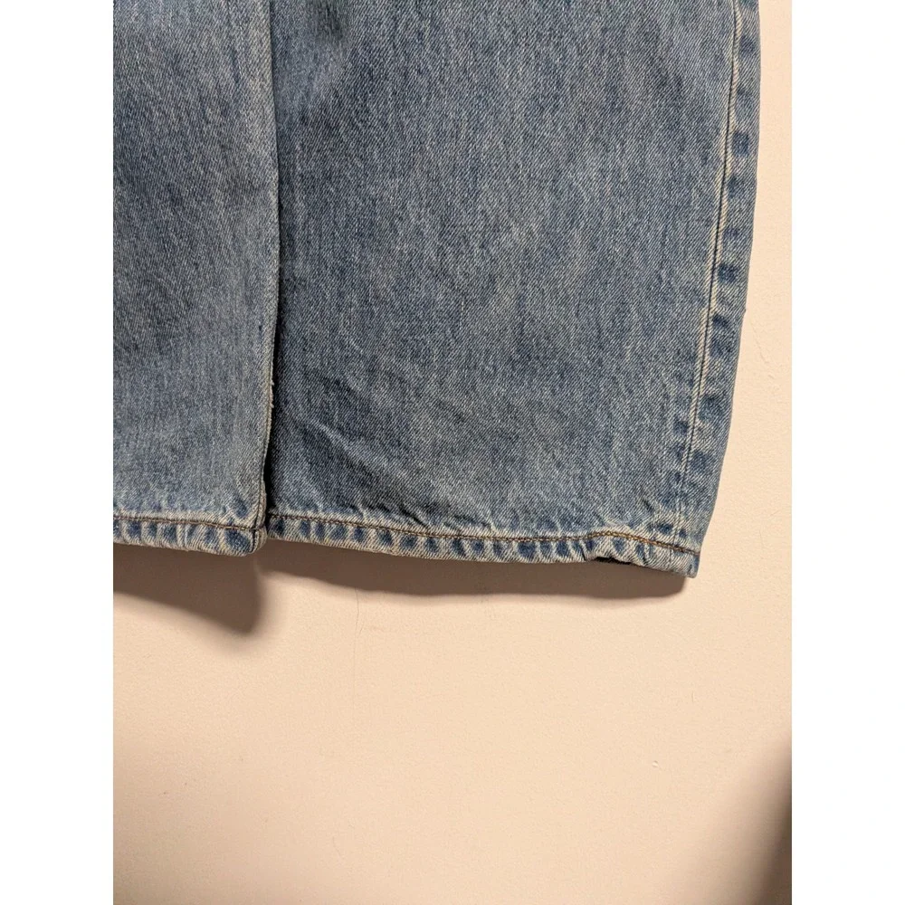 INTHERAW Wide Leg Jeans Light Wash Blue Cotton Denim Size‎ 3 Made in Korea